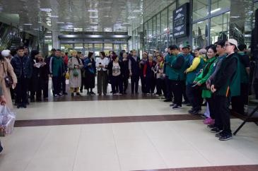 В честь Дня Республики на рынке «Астаналык» прошла информационно-разъяснительная акция ««Ашық алаң»