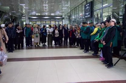 В честь Дня Республики на рынке «Астаналык» прошла информационно-разъяснительная акция ««Ашық алаң»