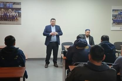 Нұрлы жол вокзал кешенінің қызметкерлерімее кездесу