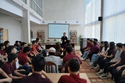 «Діндерді зерттеу орталығының” бөлім басшысы - Нұрсұлтан Берікұлы Жаншин  кәсіптік-техникалық колледжінде ақпараттық түсіндіру жұмыстарын жүргізді